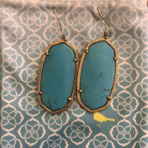 Kendra Scott Turquoise Danielle Earrings